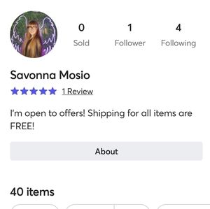 Follow Me on Mercari!!
